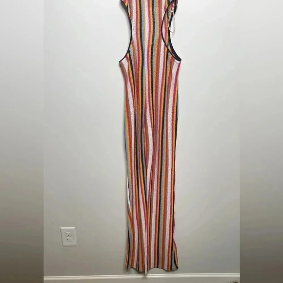 Zara Multicolored Jumpsuit with Side Cutouts - Picture 9 of 10